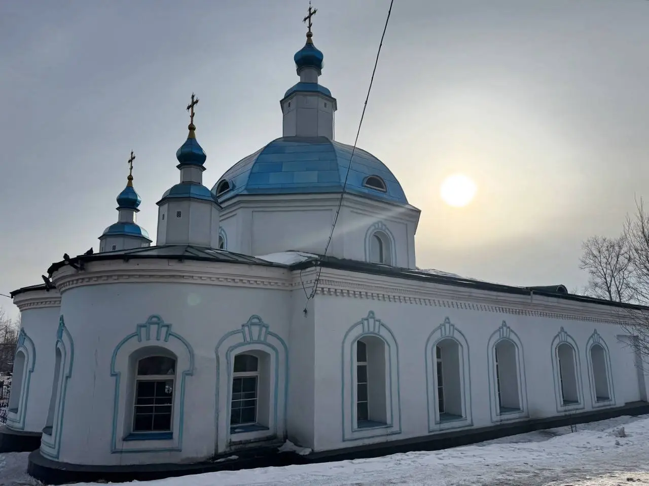 Храм в историческом Иркутске